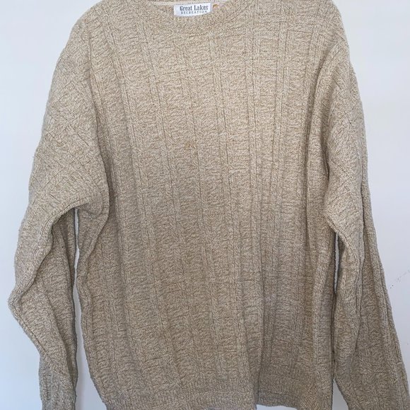 Great Lakes Recreation XL tan sweater - Picture 1 of 4